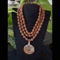 Phoenix eye Buddhachitta meditation beads with Jade pendant