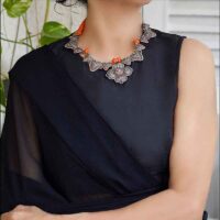 Tibetan Siku Kanthi necklace with Lotus Mandala Pendant