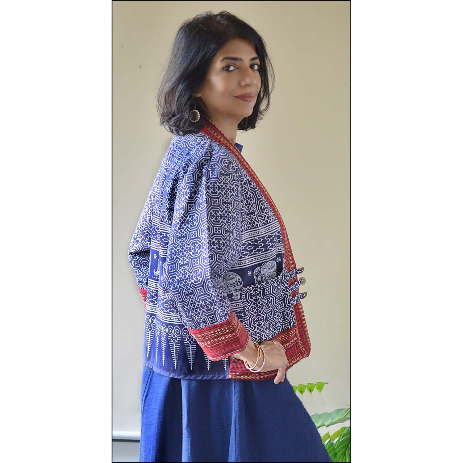 Lanna style Hmong hill tribe jacket