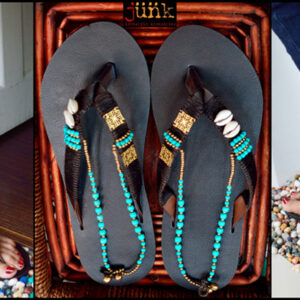 HANDCRAFTED SLIPPERS CUM ANKLET