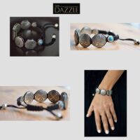 TIBETAN DOUBLE SIDED BRACELET WITH LORD BUDDHA AND THE DOUBLE VAJRA